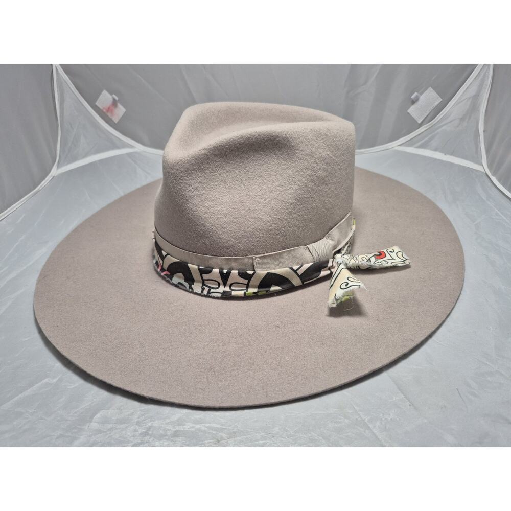 💥 Rare Wyeth soft wool Banded Panama hat Anthropologie